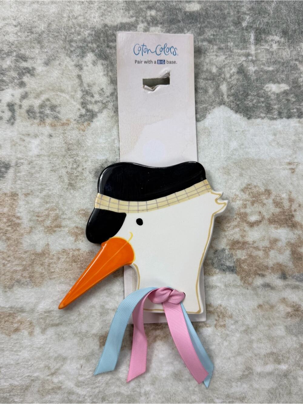 New Coton Colors Happy Everything!  Stork mini Attachment RETIRED